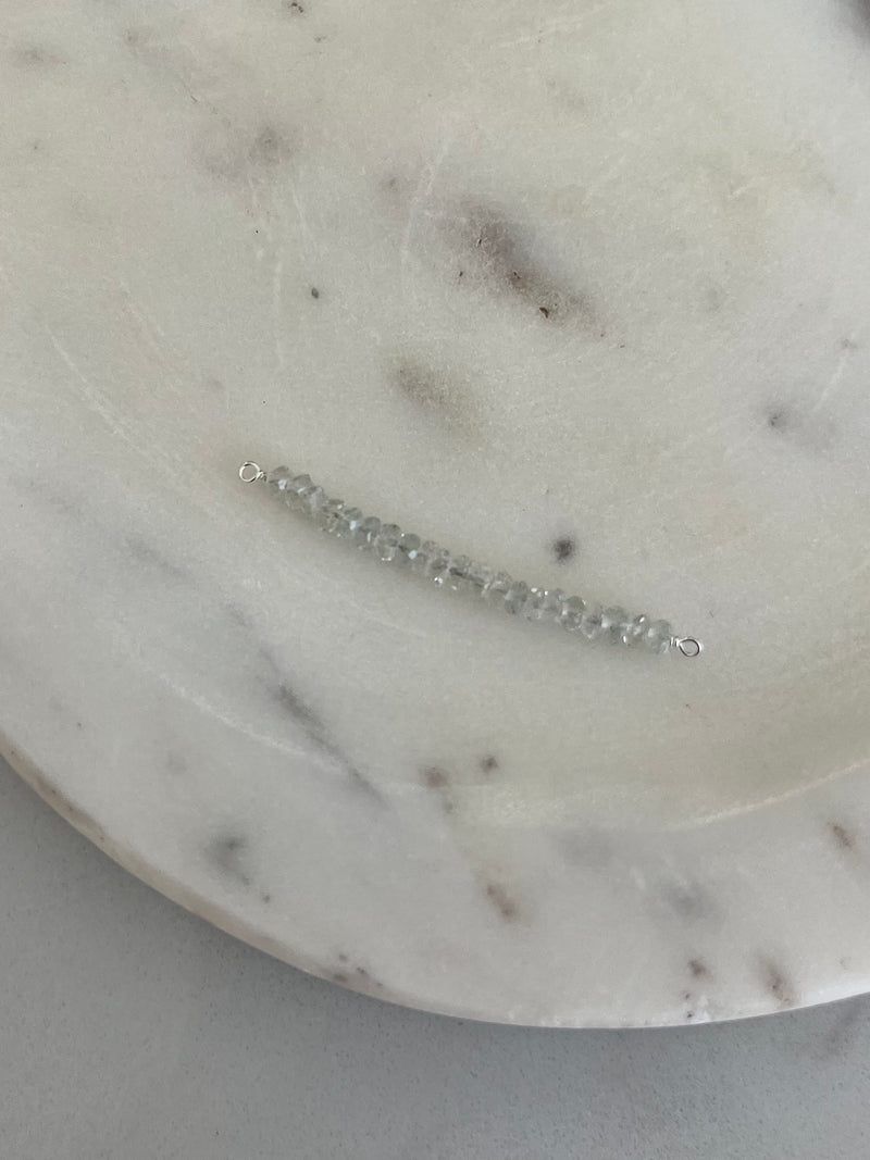 *NEW* 925 Sterling Silver Crystal Bead Connectors (Exclusive)