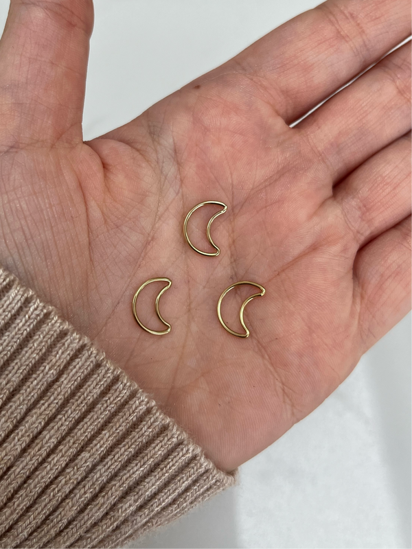 *NEW* Gold Filled moon connector