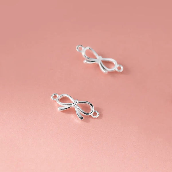 *NEW* Sterling silver bow connector