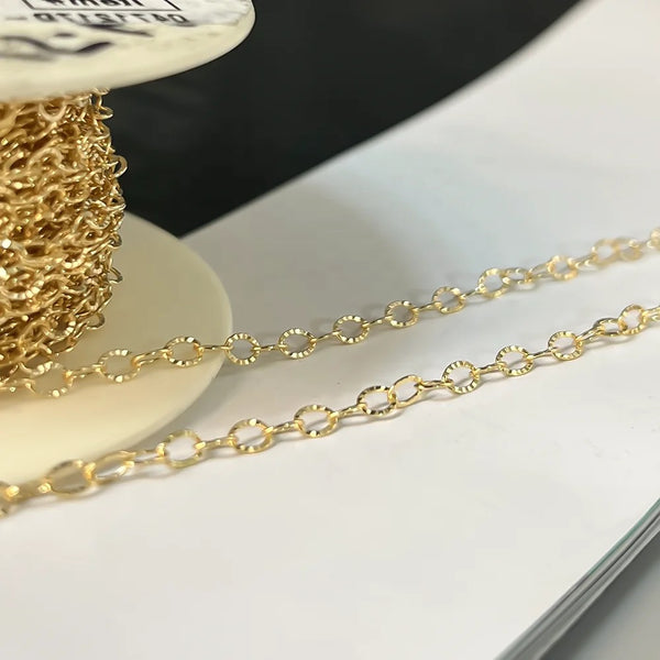 *NEW* Oval gold filled chain 2.9mm (1 METRE)