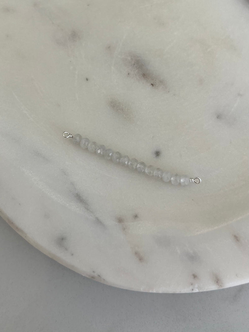 *NEW* 925 Sterling Silver Crystal Bead Connectors (Exclusive)