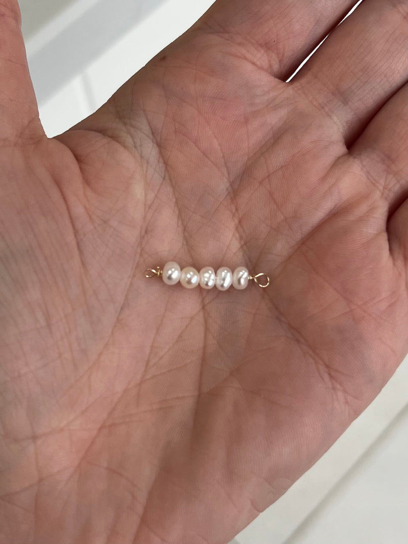 *NEW* Gold Filled bead Pearl Connector