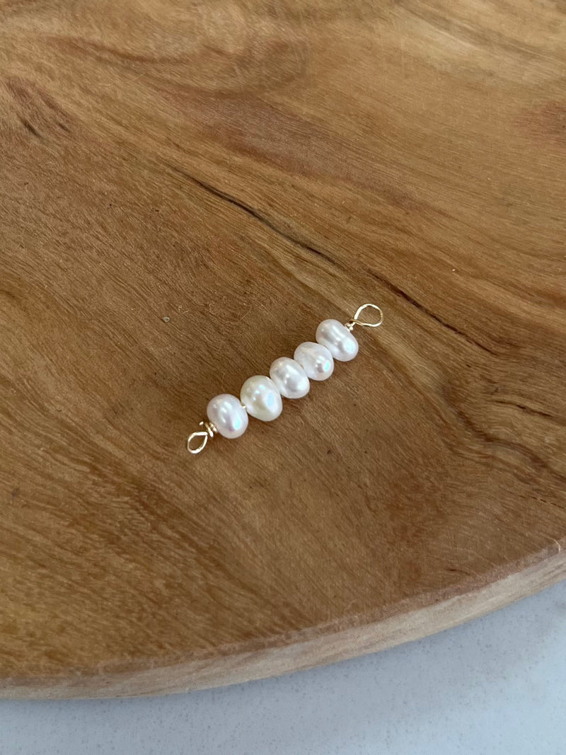 *NEW* Gold Filled bead Pearl Connector