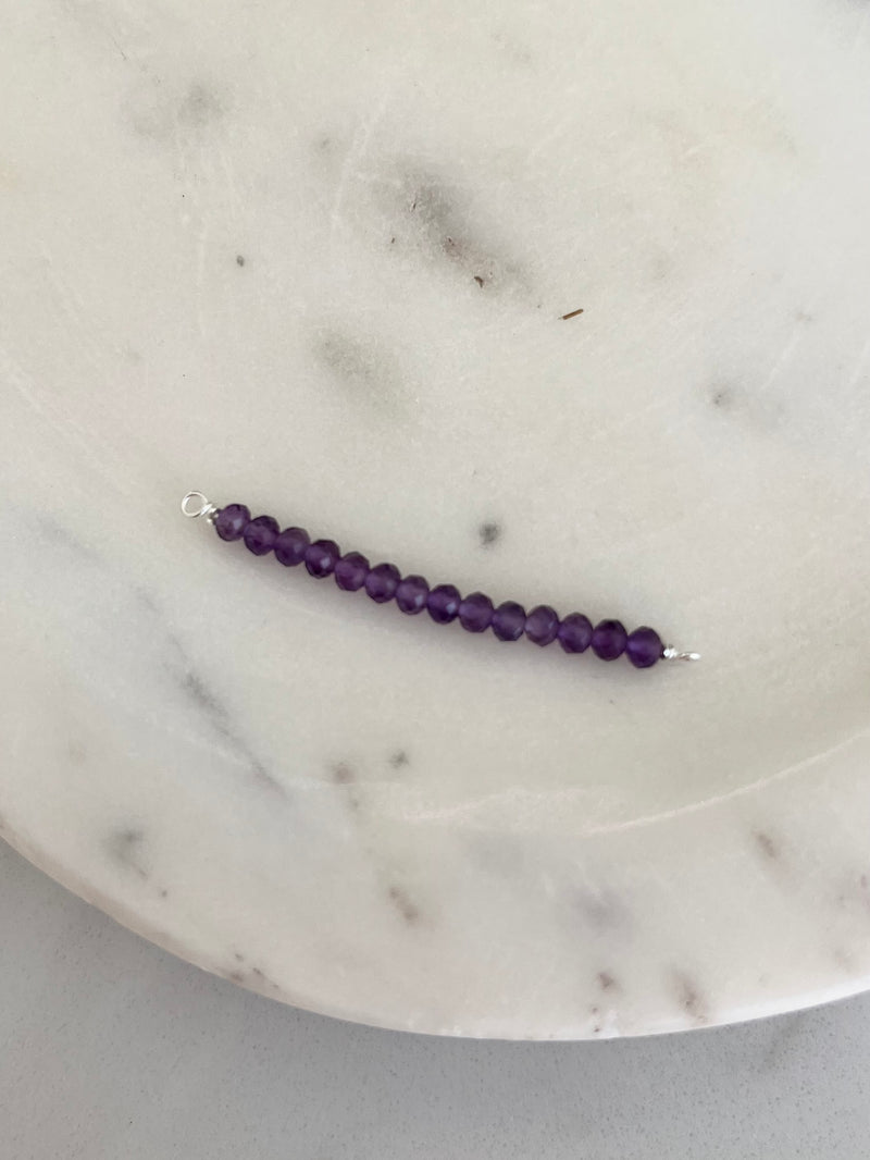 *NEW* 925 Sterling Silver Crystal Bead Connectors (Exclusive)
