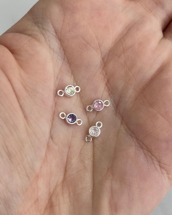 *NEW* 3mm Sterling silver Connectors charms