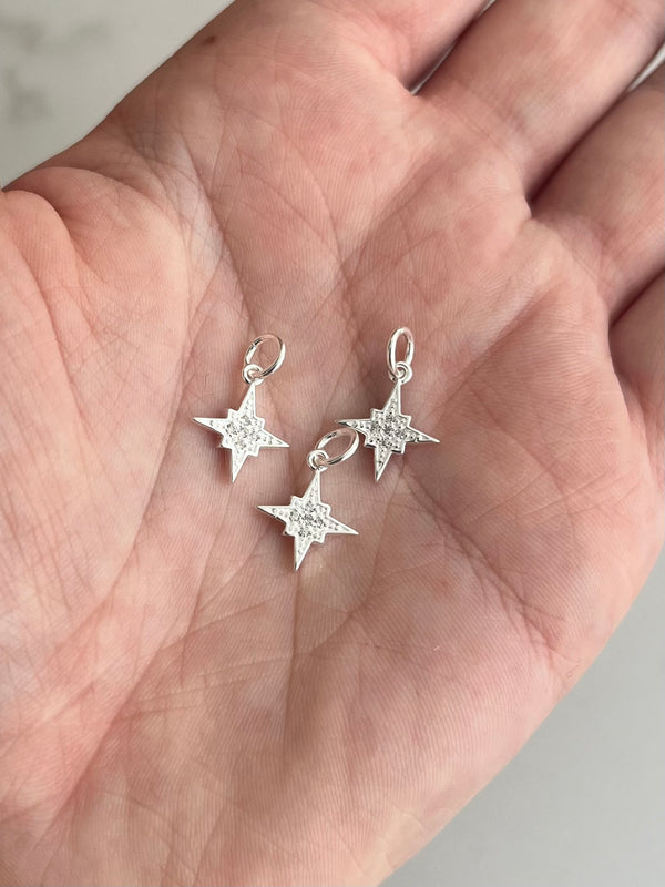 *NEW* Sterling silver star charm