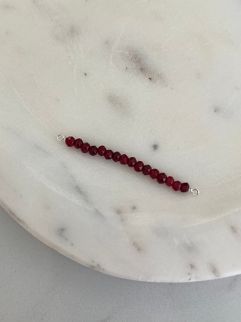 *NEW* 925 Sterling Silver Crystal Bead Connectors (Exclusive)