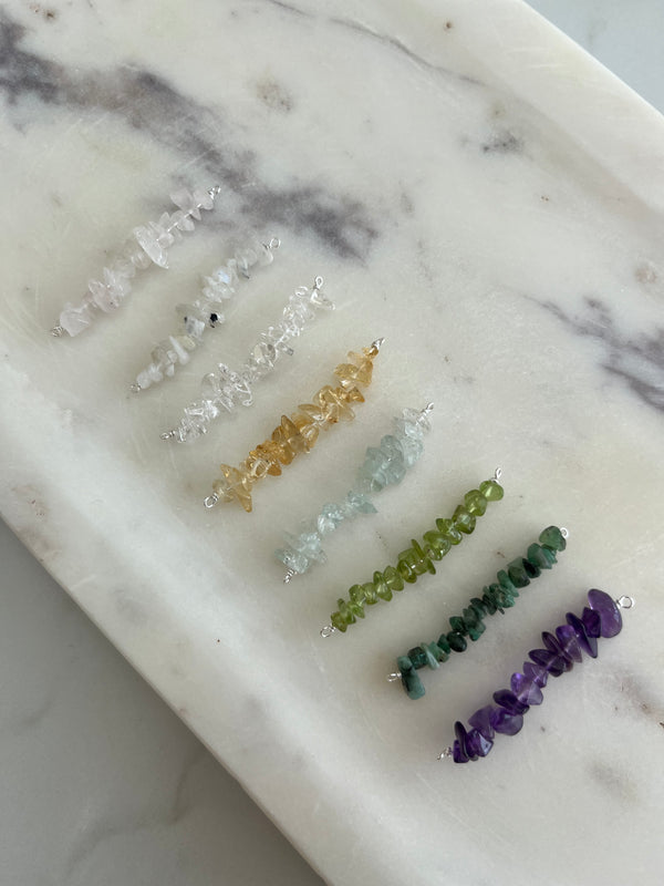 *NEW* 925 Sterling Silver Raw Chip Connectors (Exclusive)
