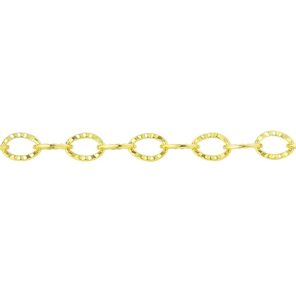 *NEW* Oval gold filled chain 2.9mm (1 METRE)