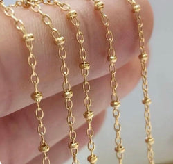 Gold Filled satellite chain 1.35