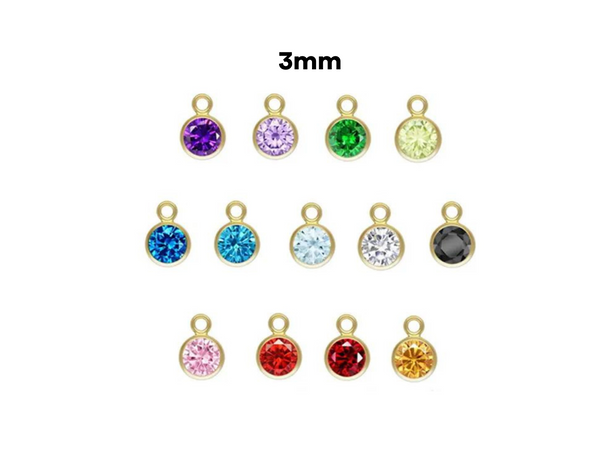 3mm Gold Filled Hanging Charm